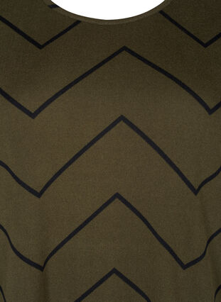 Bluse med lange ermer, Army Zig Zag, Packshot image number 2