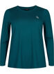 Treningsgenser med lange ermer, Deep Teal, Packshot image number 0