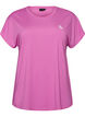 Ensfarget trenings-T-skjorte, Lilla, Packshot image number 0