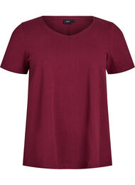 Basis enkel bomulls t-skjorte, Tawny Port