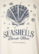 Bomulls T-skjorte med trykk, Vanilje, Packshot image number 2