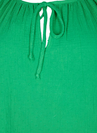 Bomullskjole med 1/2 ermer, Bright Green, Packshot image number 2