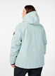 Funksjonell skianorakk med hette, Grønn, Model image number 2