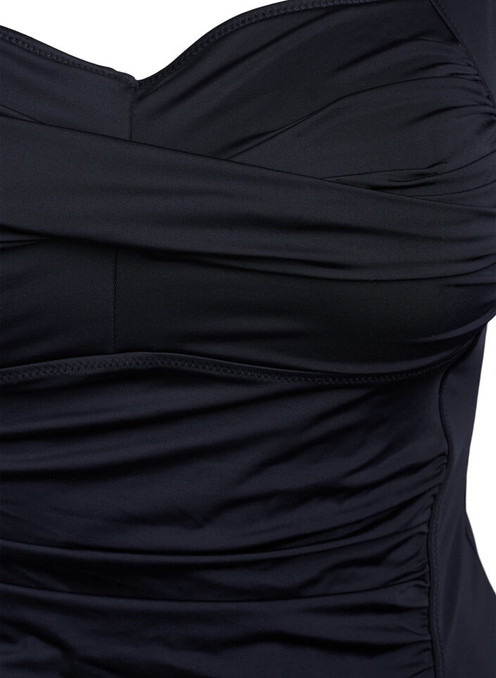 Tankini med blonder, Svart, Packshot image number 2