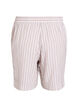 Stripete shorts i lin og viskose, Beige, Packshot image number 1