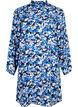 FLASH – Langermet kjole med trykk, Blue Purple Flower, Packshot image number 0
