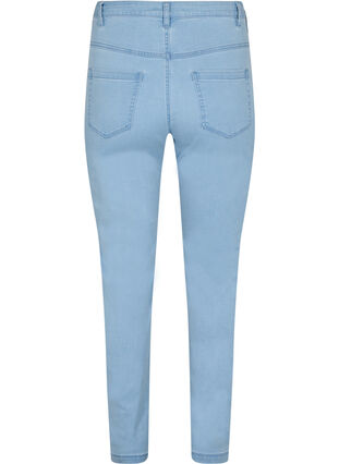 Zizzi Slim fit Emily jeans med normal midje, Blå, Packshot image number 1