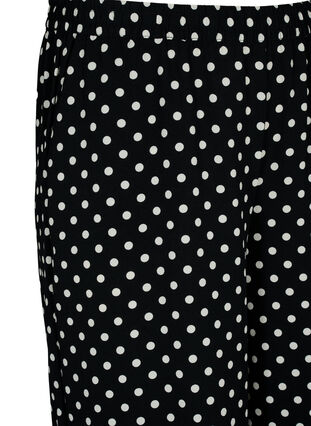 Culottebukser med mønster, Black Dot, Packshot image number 2