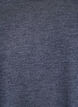 Jersey bluse med 3/4 ermer, Gr&aring;, Packshot image number 2