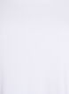 Ribbestrikket jerseybluse med korte ermer, Hvit, Packshot image number 2