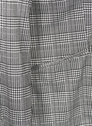 Rutete blazer med detaljer i lurex, Grey check comb., Packshot image number 3