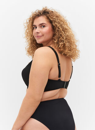 Zizzi Bikinitopp med uttagbare innlegg, Black, Model image number 1