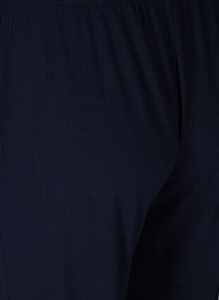 Løse bukser med en ribbet struktur, Navy Blazer, Packshot image number 3