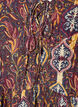 Bluse med paisleytrykk og blondedetaljer, Lilla, Packshot image number 2
