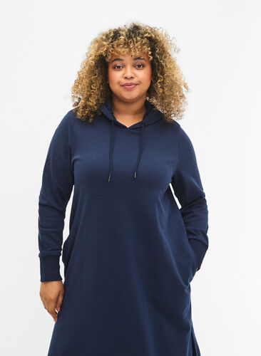Genserkjole med hette, Dress Blues, Model image number 2