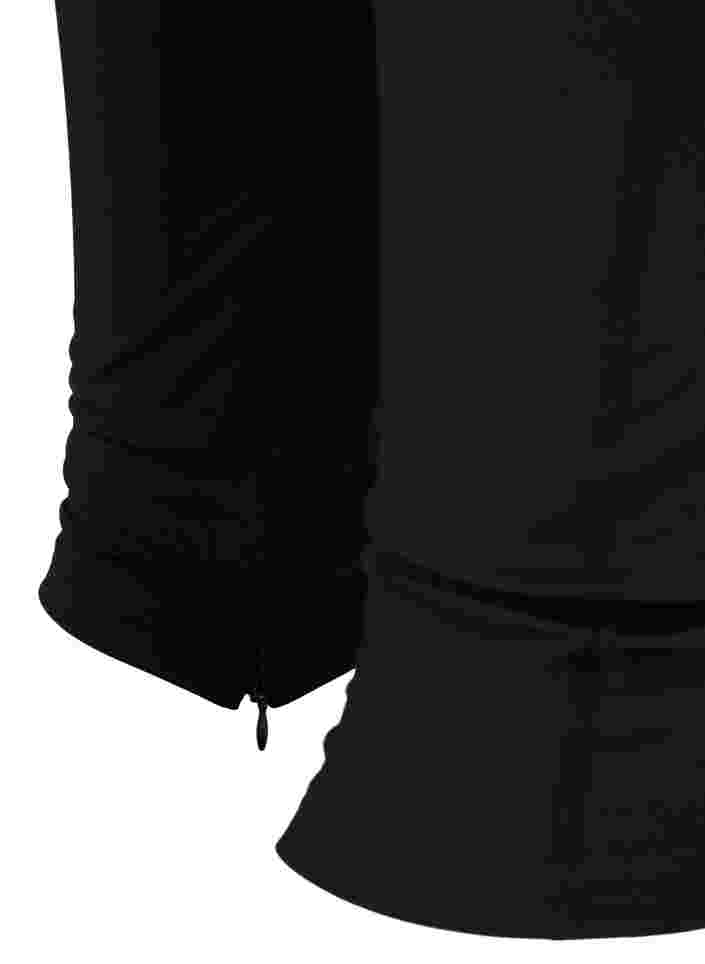 Ensfarget 7/8 leggings, Black, Packshot image number 3