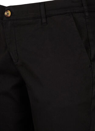 Chinoshorts med lommer, Black, Packshot image number 2