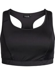 Sports-bh med racerback, Svart