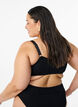 Crepe bikinitopp med justerbare stropper, Svart, Model image number 2