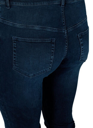 Super slim Amy jeans med høyt liv, Blue/Black Denim, Packshot image number 3