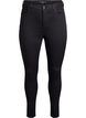 Super slim Amy jeans med h&oslash;y midje, Svart, Packshot image number 0