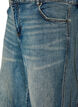 Jeans med barrel fit og en slitt vask, Bl&aring;, Packshot image number 2