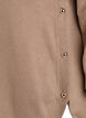 Strikkebluse med knapper i sidene, Beige, Packshot image number 3