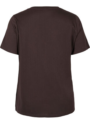 T-skjorte med trykk i organisk bomull, Molé, Packshot image number 1