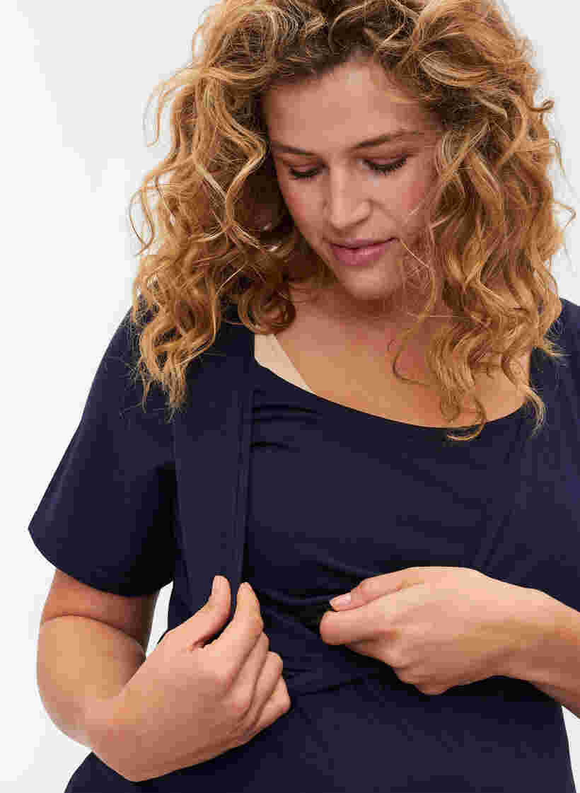 T-skjorte til gravide i bomull, Night Sky, Model image number 2
