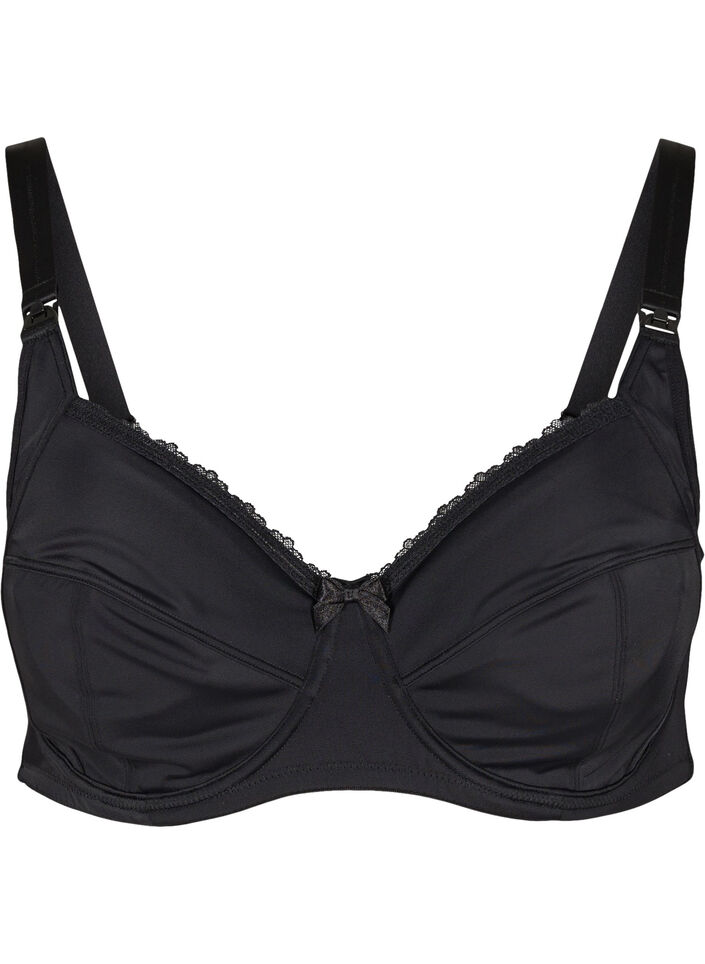 Amme-BH med bøyle, Black, Packshot image number 0