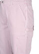 Stripete cargojeans med rett passform, Rose White Stripe, Packshot image number 2