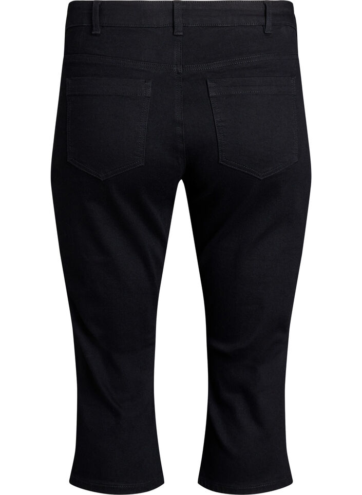 Emily slim fit denim knickers, Svart, Packshot image number 1