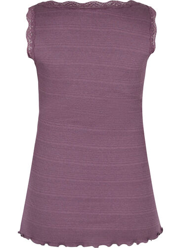 Topp med blondekant, Vintage Violet, Packshot image number 1