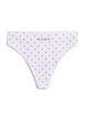 7-pakning G-strenger i bomull med ukedager trykt, Rosa, Packshot image number 3