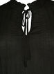 Viskosebluse med peplum, Svart, Packshot image number 2