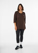 Treningsgenser med 3/4-ermer, Brun, Model image number 1