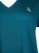 Løstsittende trenings-t-skjorte med v-hals, Deep Teal, Packshot image number 2