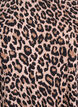 Langermet bluse med leopardm&oslash;nster, Brun, Packshot image number 2