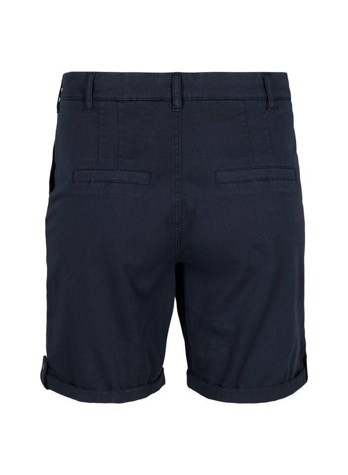 Chinoshorts med lommer, Navy Blazer, Packshot image number 1