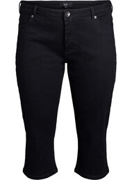 Emily slim fit denim knickers, Black