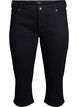 Emily slim fit denim knickers, Svart, Packshot image number 0