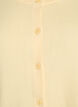 Finstrikket cardigan med rund hals, Gul, Packshot image number 2