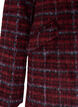 Rutete jakke med lommer, R&oslash;d, Packshot image number 3