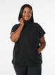 Fleecevest med lommer, Svart, Model image number 0