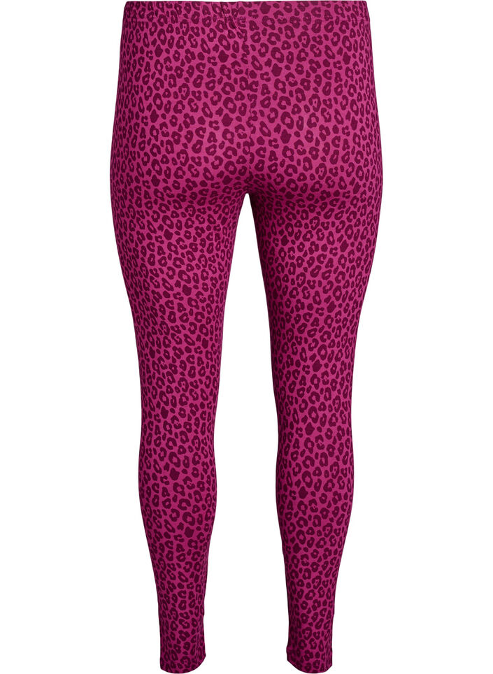 Ankellange leggings i viskose, Rosa, Packshot image number 1
