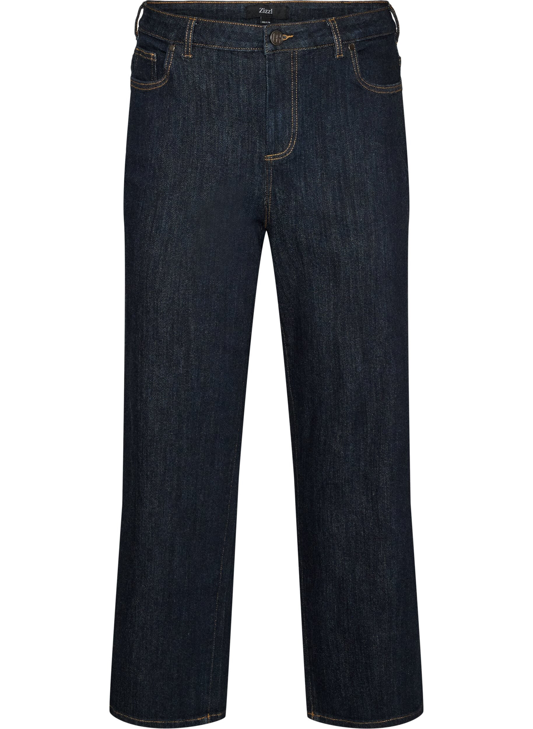Straight fit Kiana jeans med h&oslash;y midje