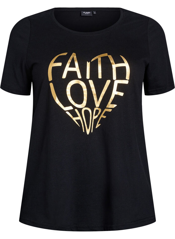 FLASH - T-skjorte med motiv, Svart, Packshot image number 0