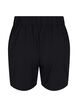 Shorts med lommer og l&oslash;s passform, Svart, Packshot image number 1