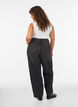 Kiana jeans med straight fit og h&oslash;y midje, Svart, Model image number 1