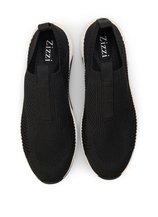 Zizzi Wide fit - Slip-on joggesko, Svart, Packshot image number 2